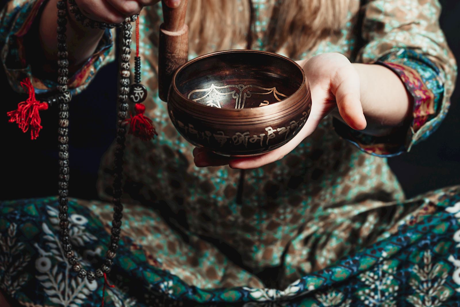  traditional Tibetan Singing Bowl therapy session